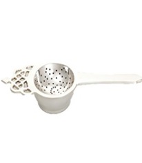 Tea Strainer Silver from India 60mm x 170mm