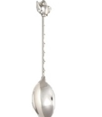 Tea Spoon with Tea Pot