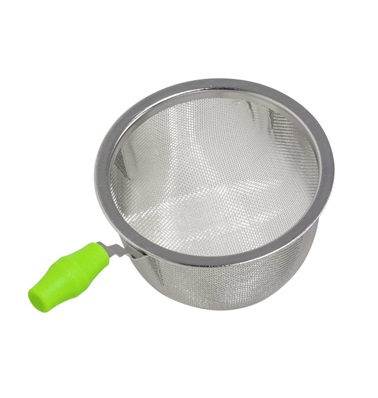 Tea Strainer Silicone Green Handle 62mm