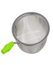 Tea Strainer Silicone Green Handle 62mm