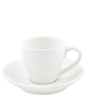 Bevande Espresso Cup and Saucer 75ml Bianco