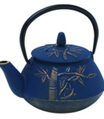 Teapot Cast Iron Blue